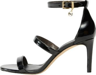 Michael Kors Zwarte sandalen voor vrouwen - Dames - Sandalen met hakken - Zwart - 37 1/2 EU - Schoenen