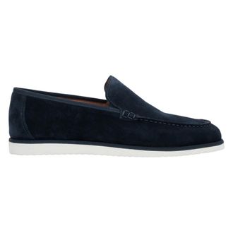 Estro & Luminara Loafers, female, Blue, Size: 14 US Velour Loafers on Contrasting Sole