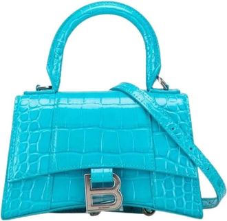 Balenciaga Pre-owned Handbags, female, Blue, Size: ONE SIZE Pre-owned Leather balenciaga-bags
