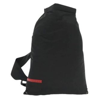 Prada Pre-owned Nylon backpacks - - Pre-owned - Donna - Nero - ONE SIZE