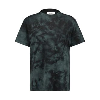 Alexander McQueen T-Shirts, male, Black, L, Black Washed Dye T-Shirt