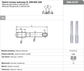 OEM Macho De Roscar Fanar G 1/2 Ngra/2 Roscado Preciso Con Acero R&aacute;pido Hss, Alta Resistencia Al Desgaste, Ideal Para Aplicaciones Industriales