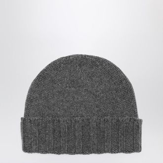Drumohr Grey cashmere beret