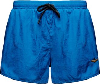 Aeronautica Bw 0231Uct 04311 Zwemshorts - Heren - Strandmode - Blauw - L - Polyester - Badmode
