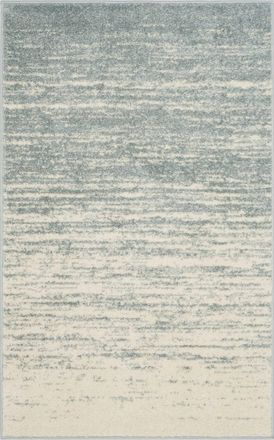 Safavieh Alfombra ombre moderno de polipropileno gris/beige, 122 x 183 cm