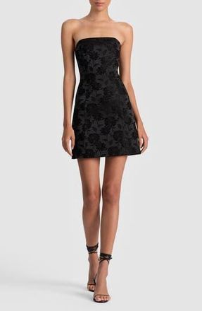 Alice & Olivia Velia Removable Strap Minidress in Black at Nordstrom Rack, Size 0