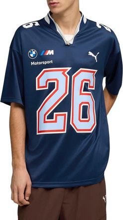 Puma BMW M Motorsport Replica Special 2026 Mesh Jersey in Persian Blue at Nordstrom, Size Xx-Large