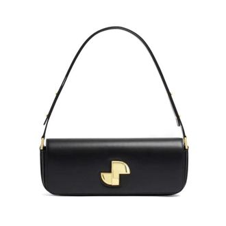 Patou Le Lock Baguette Bag - female - Patou - Handbags - Black - ONE SIZE - Bags