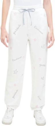 Splendid Virtue Embroidered Jogger In Ivory