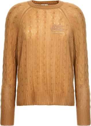 Etro Beige Logo sweater