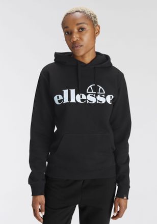 Ellesse Kapuzensweatshirt ELLESSE LYARA OH HOODY, Damen, Gr. 38, schwarz, Obermaterial: 70% Baumwolle, 30% Polyester, B&uuml;ndchen, Sweatshirts Kapuzensweatshirt
