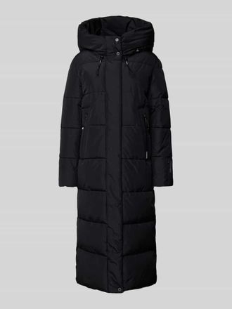 Khujo Steppmantel mit Label-Detail Modell SOULANI in Black, Gr&ouml;&szlig;e XS