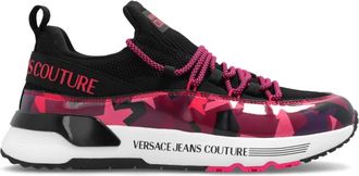 Versace Jeans Couture Sneakers met logo - Dames - Sneakers - Zwart - 36 EU - Schoenen