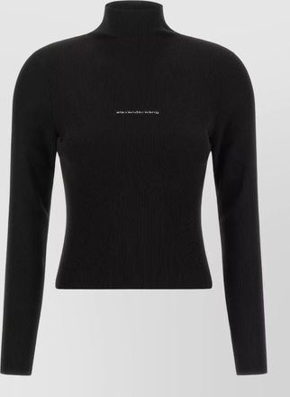 Alexander Wang ribbed turtleneck long-sleeve top