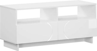 vidaXL Soporte De Tv 90 X 34.5 X 40 Cm Blanco Brillante Vidaxl