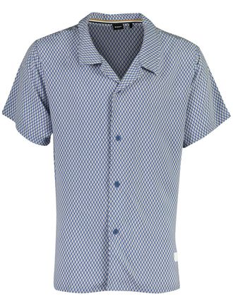 HUGO BOSS BOSS Black overhemd blauw patroon