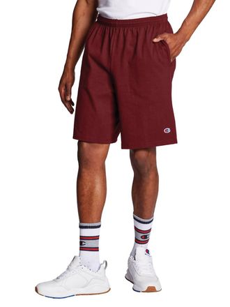 Champion Mens Active Shorts In Maroon