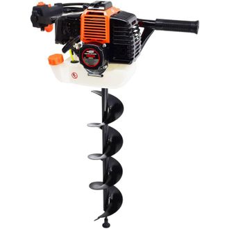 OEM Sierra Para Tierra Awtools, Modelo Gd520, Motor De 2,95 Kw, 2 Tiempos, Con 3 Brocas (100, 150, 200 Mm), Ideal Para Perforaciones En Suelos, Potente, R