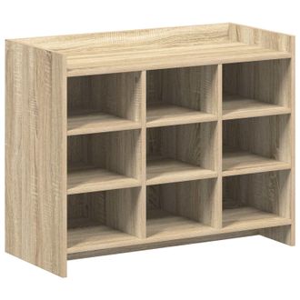 vidaXL Armario Zapatero Roble Sonoma 85 X 39,5 X 70 Cm Vidaxl