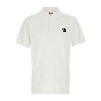Kenzo Polo Shirts, male, White, Size: XL Polo