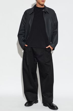 Amiri T-shirt With Embroidered Logo, Mens, Black