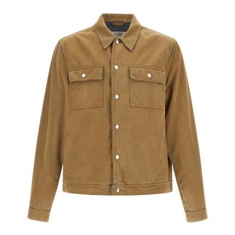Maison Margiela Trucker Denim Jacket - Heren - Zomerjassen - Beige - L - Denim - Jassen