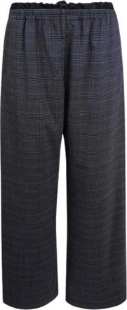 Diesel P-Yrite Broek - Dames - Wijde Broeken - Grijs - S - Wol - Broeken