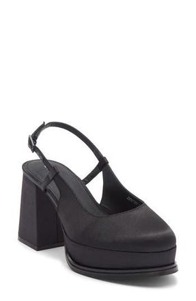 & Other Stories Lana Platform Slingback Pump in Black at Nordstrom Rack, Size 11