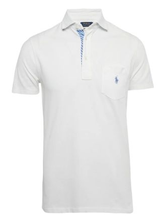 Polo Ralph Lauren slim-fit pocket polo shirt - White