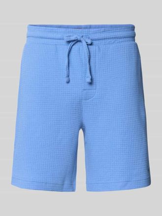 HUGO BOSS Regular Fit Sweatshorts aus Baumwoll-Mix Modell AUSTIN in Blau, Gr&ouml;&szlig;e XXL