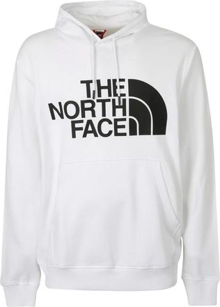 The North Face Logo Drawstring hoodie - Heren - Sweatshirts & Hoodies - Wit - Maat: L Katoen