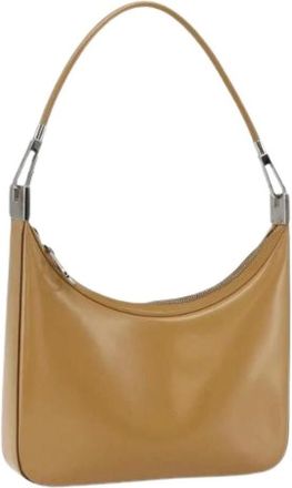 Gucci Pre-owned Shoulder Bags, female, Brown, Size: ONE SIZE Pre-owned Leather Shoulder Bag