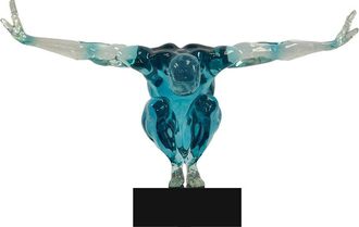 Finesse Decor Small Saluting Man Resin Sculpture 1