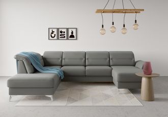 Sit&more Wohnlandschaft »Sinatra U-Form« optional mit Kopfteilverstellung und Armteilfunktion etc