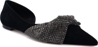 Zigi Soho Odette Half dOrsay Flat in Black at Nordstrom, Size 11