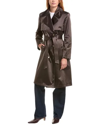 Via Spiga Double-Breasted Trench Coat