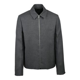 Givenchy Jassen, Heren, Grijs, L, Wol, Giubbotto Dritto