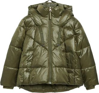 s.Oliver Piumino con finitura lucida - - Jackets - Donna - Verde - L