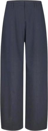 Sams&oslash;e & Sams&oslash;e Sabianca Broek - Dames - Broeken - Blauw - Maat: M Viscose