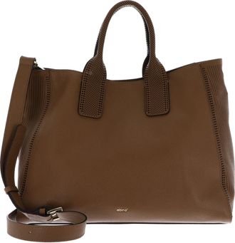 Abro Abro Erson Leather Shoulder Bag / Shopper Malea Caramel / Cognac Brown