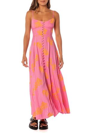 Maaji Coral Reef Sia Cover-Up Dress in Light/pastel Pink at Nordstrom, Size Small