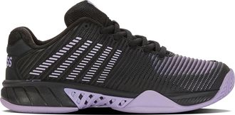 K-Swiss Womens Hypercourt Supreme Shoes In Black/purple