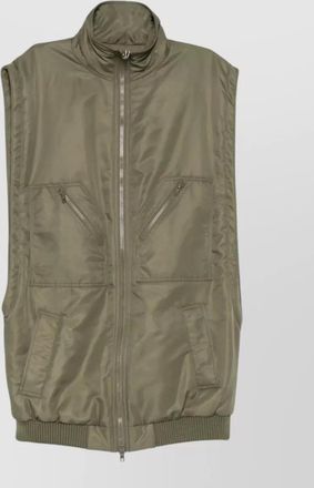 Maison Margiela down oversized sleeveless high neck vest