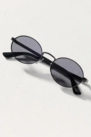 I-SEA Slim Metal Oval Sunglasses