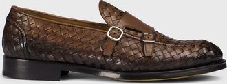 Doucal's Monk Strap Doucals in pelle intrecciata
