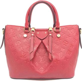Louis Vuitton Tweedehands leren Louis Vuitton tassen - Dames - Vintage Handtas - Rood - ONE Size - Vintage