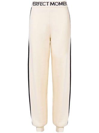 Perfect Moment La Tour knitted trousers - women - Merino/Polyester/Fabric - M - Neutrals