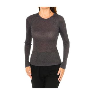 Armani Jeans Sweatshirts - Dames - Ronde hals truien - Grijs - XS - Polyester - Truien & Vesten
