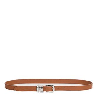 Orciani Belts, female, Brown, Size: 80 CM Stylish Oval Buckle Leather Belt