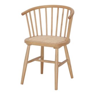 MisterWils Silla De Madera Y Rat&aacute;n Sherry - Naturale - 78x54x50